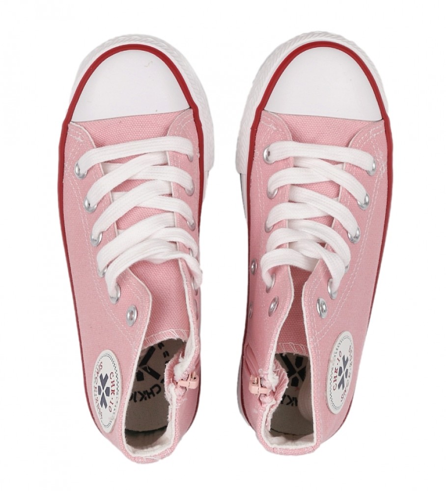 Botas de cano curto rosa Chika10 City Kids 02N