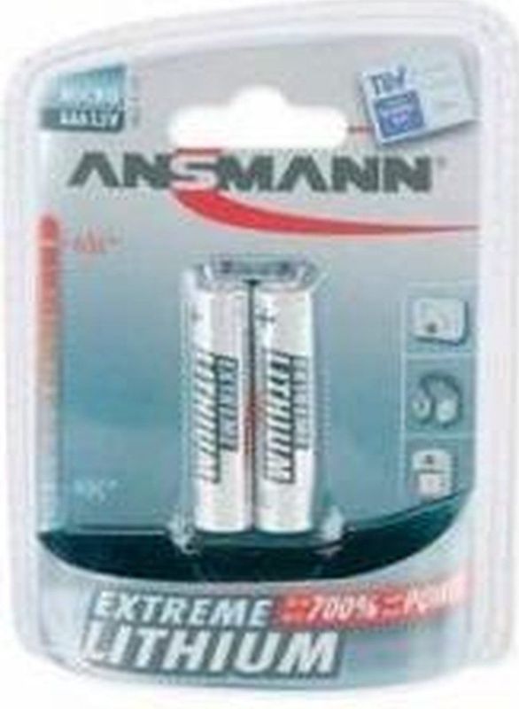 Ansmann - 2x Micro Lithium Batterij - AAA - 1.5V - Set van Twee