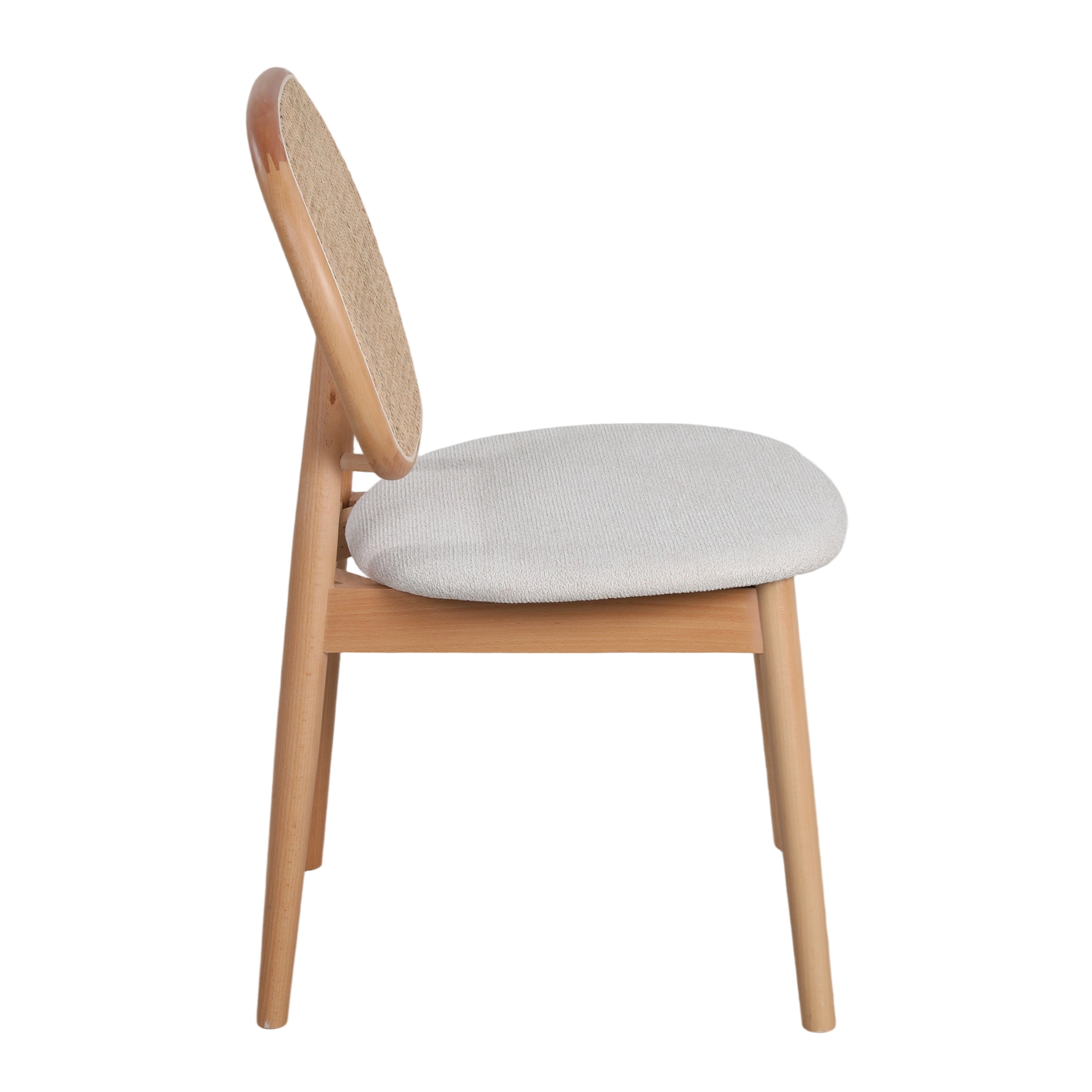by fonQ Roots Eetkamerstoel - Naturel