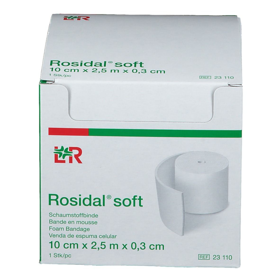 Rosidal® Soft 0,3 cm Stärke 10 cm x 2,5 m