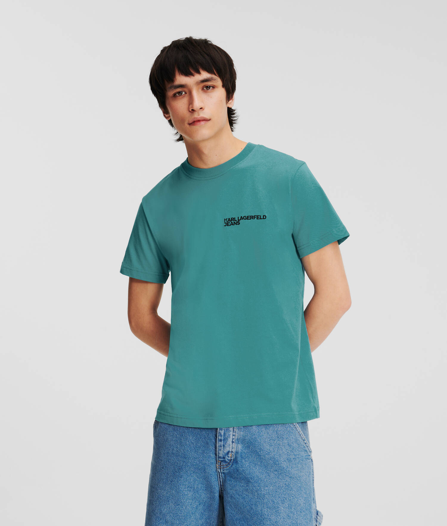 T-SHIRT AJUSTÉ AVEC LOGO KLJ