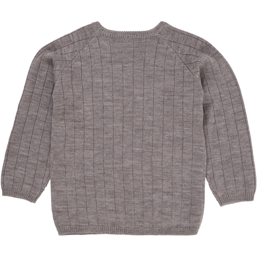 Natural Melange Merino Striktrøje