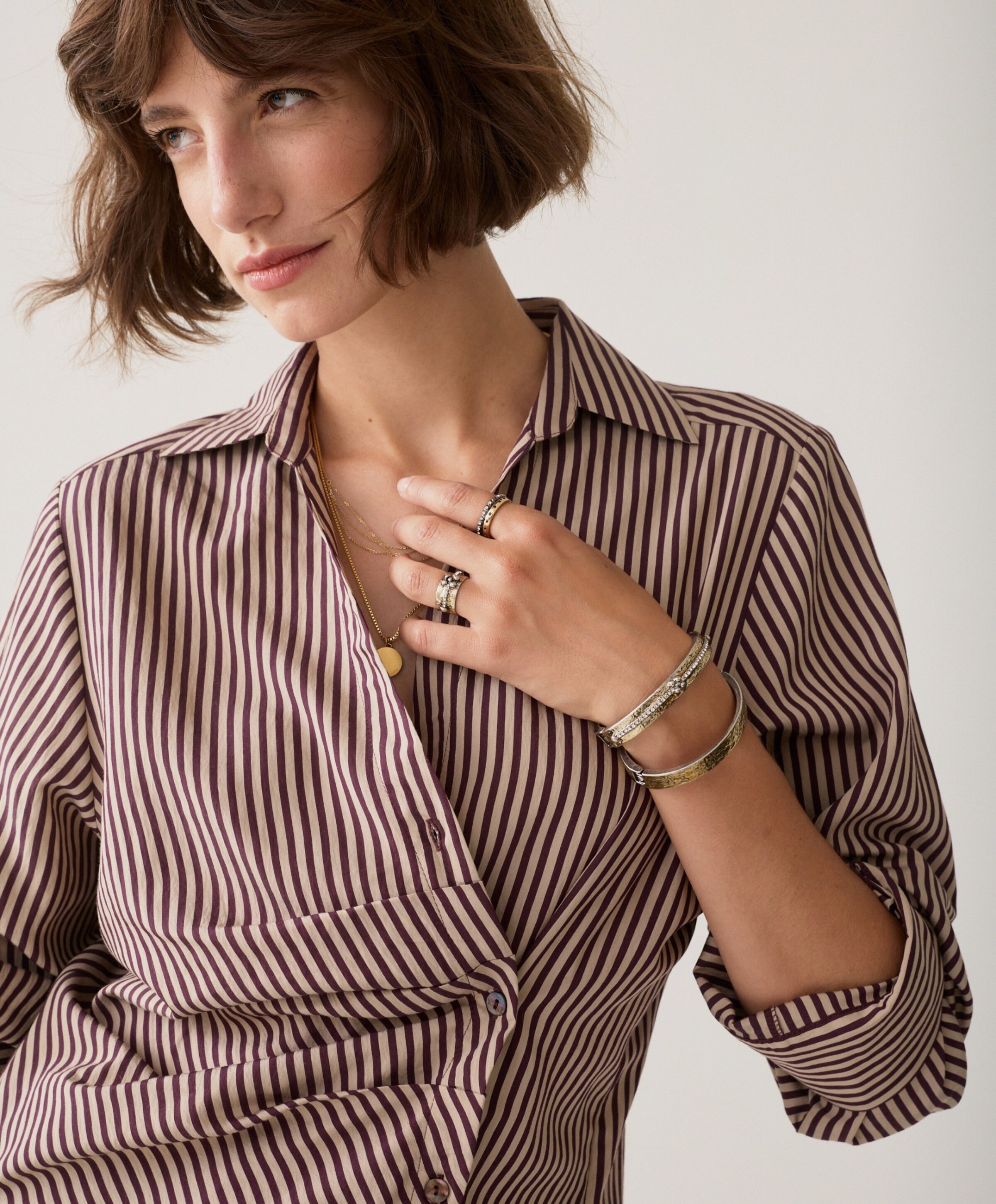 Summum Woman Dames blouse bordeaux