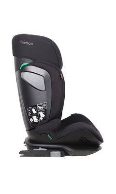 Beemoo Recline i-Size Beltestol, Black Mesh