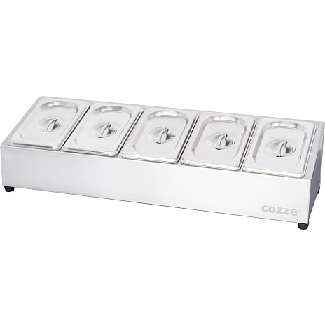 Cozze toppingstation 5 rum