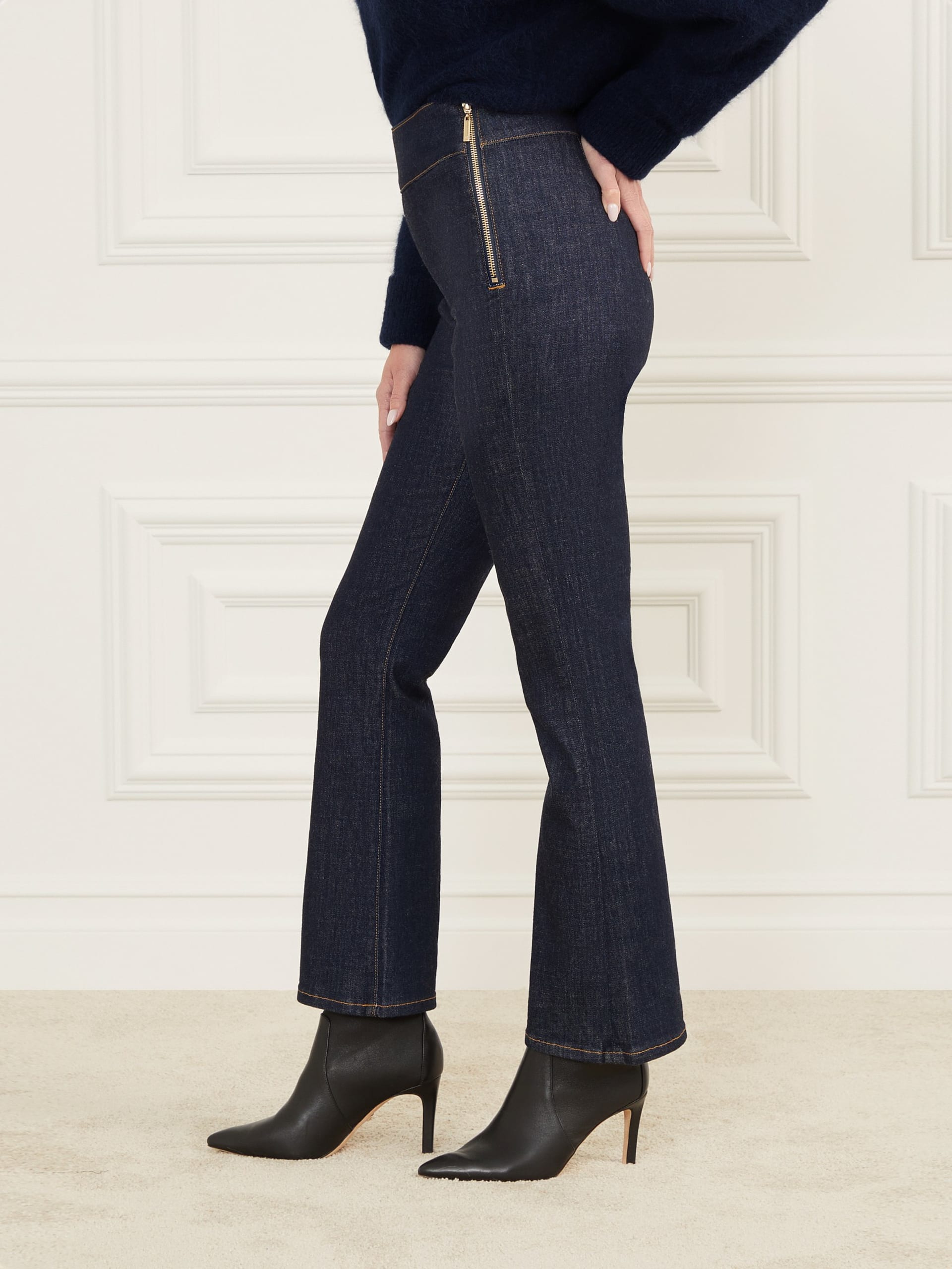 Calça jeans flare Mia