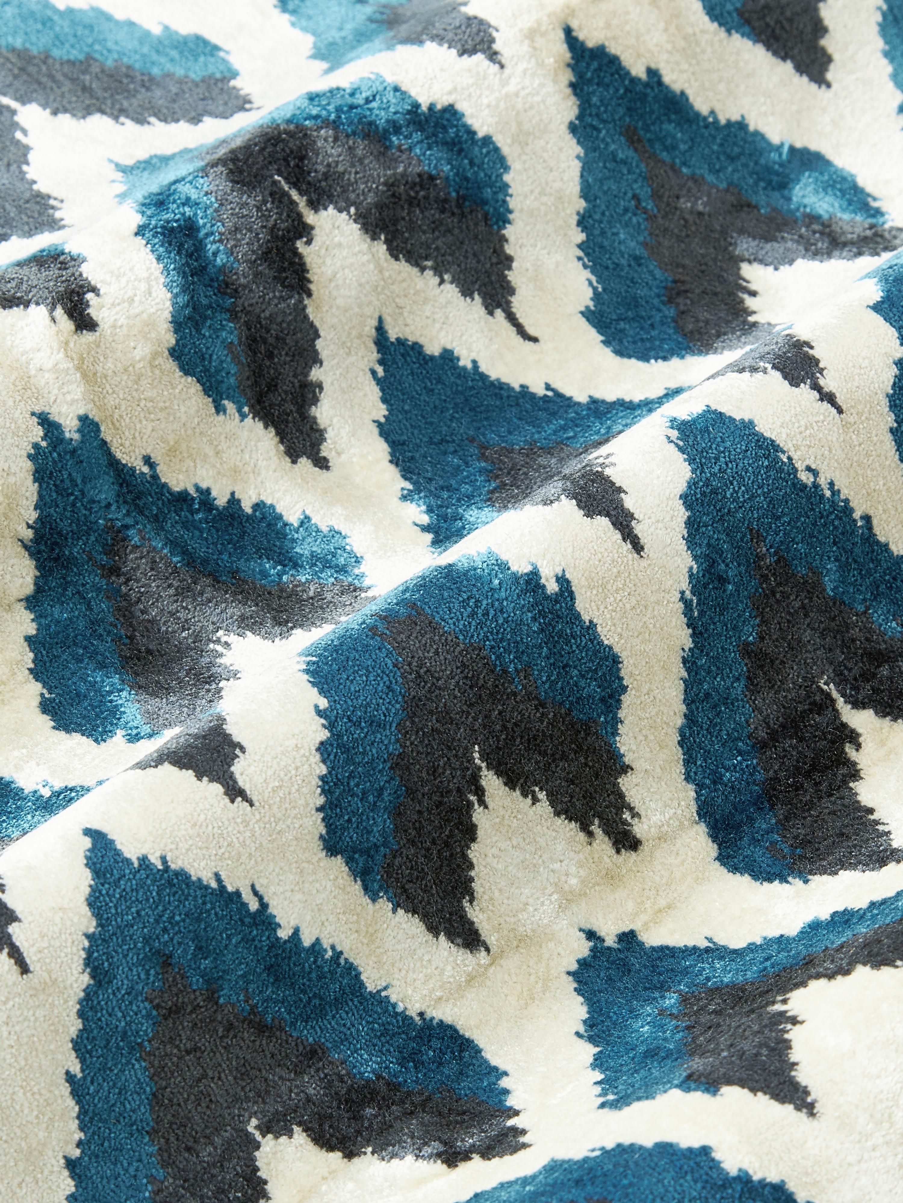 Viscose kussenhoes Heron met ingeweven jacquardpatroon
