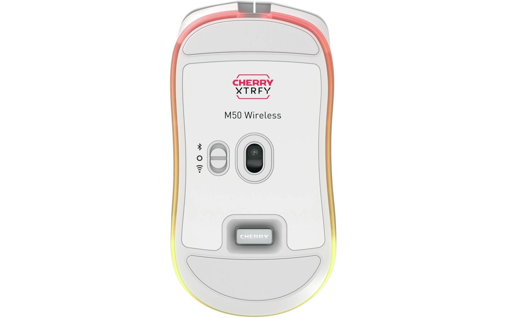 Gaming-Maus XTRFY M50 Wireless WeissKabellose Gaming-Maus