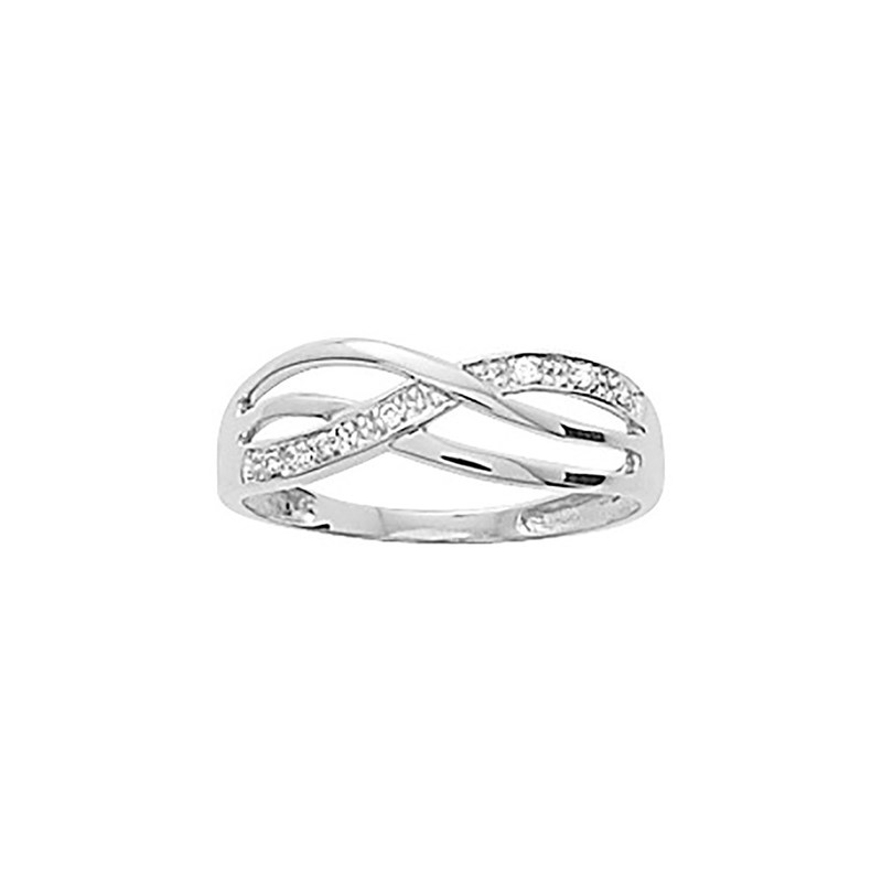 Bague Femme - Oxyde de zirconium - Or 18 Carats