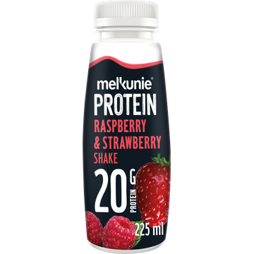 Melkunie Protein Framboos & Aardbei Shake 225 ml