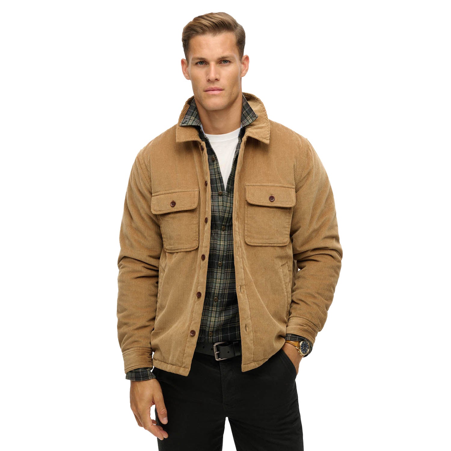 Superdry  Surplus Cord Quilt Overshirt