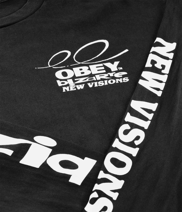 Obey Bizzar New Visions Longsleeve (pigment true vintage black) online kaufen | skatedeluxe