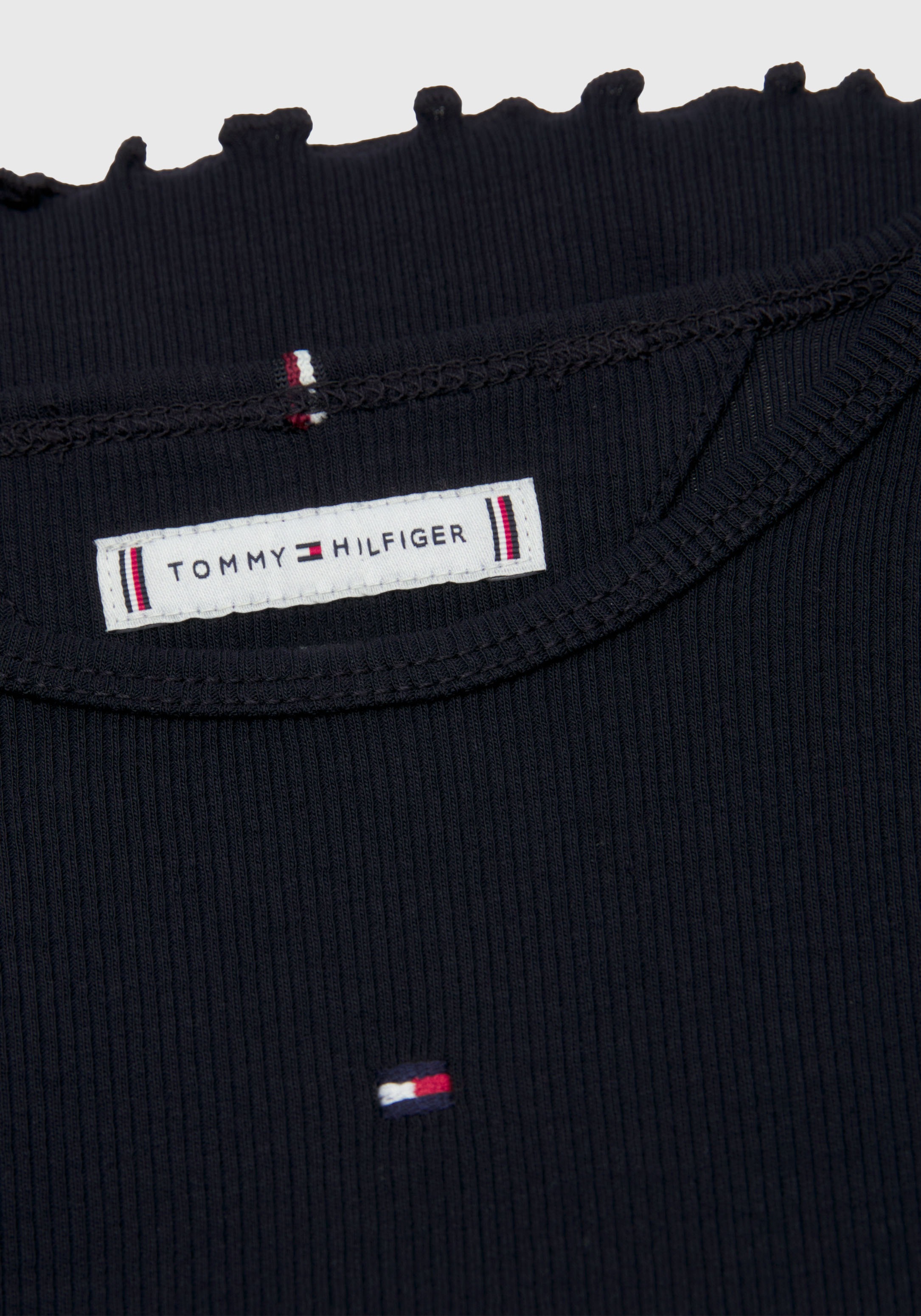 Tommy Hilfiger Langarmshirt »ESSENTIAL RIB TOP L/S« in leichter Rippenstruktur