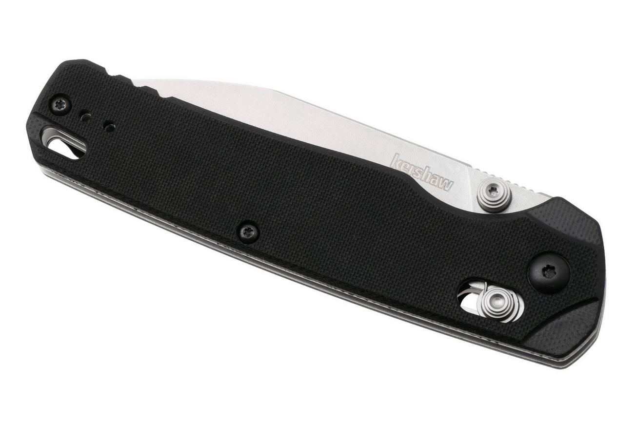 Kershaw Bel Air XL 6110 DuraLock Stonewashed MagnaCut, Black G10, zakmes