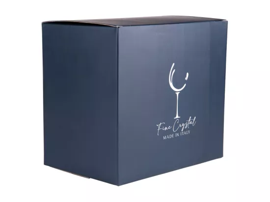 Coffret de 6 verres à pied Divina vert 28 cl