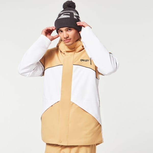 Veste de ski OAKLEY TNP ROTATION RC INSULATED JKT LT CURRY/WHT COLOR BLOCK