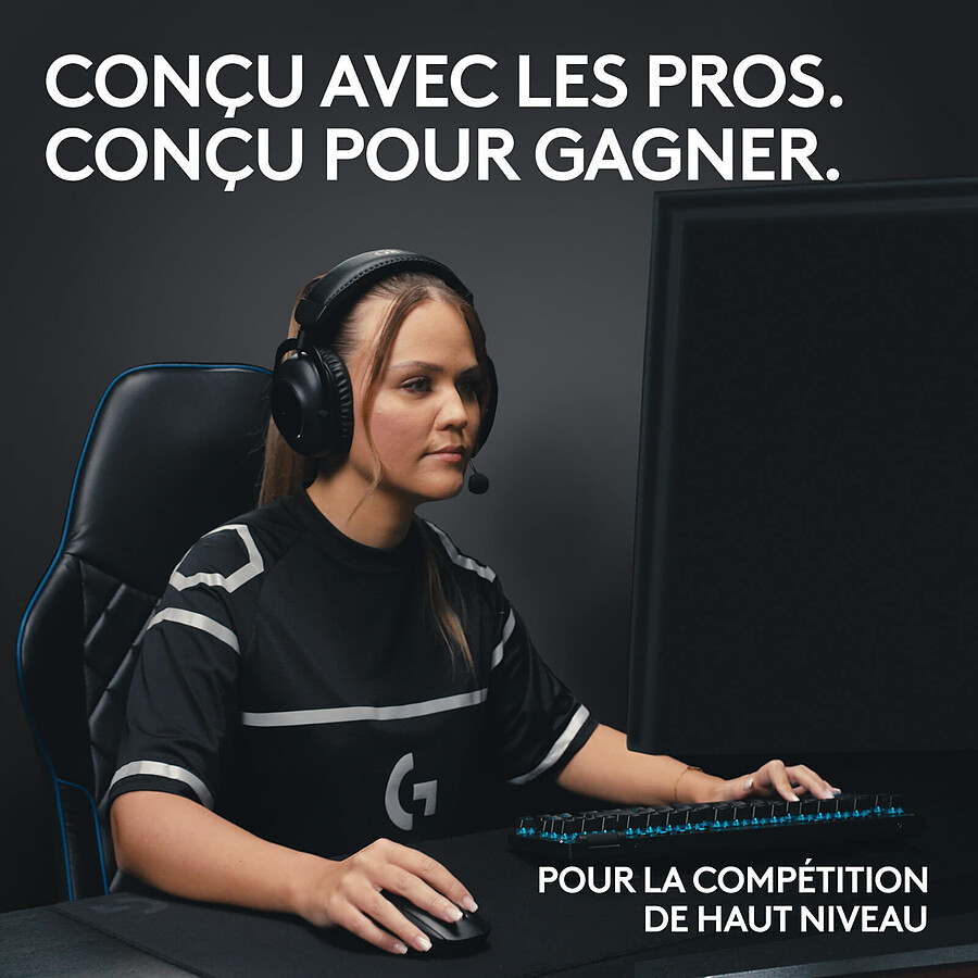 Logitech G Pro X TKL Lightspeed - GX Brown - Blanc