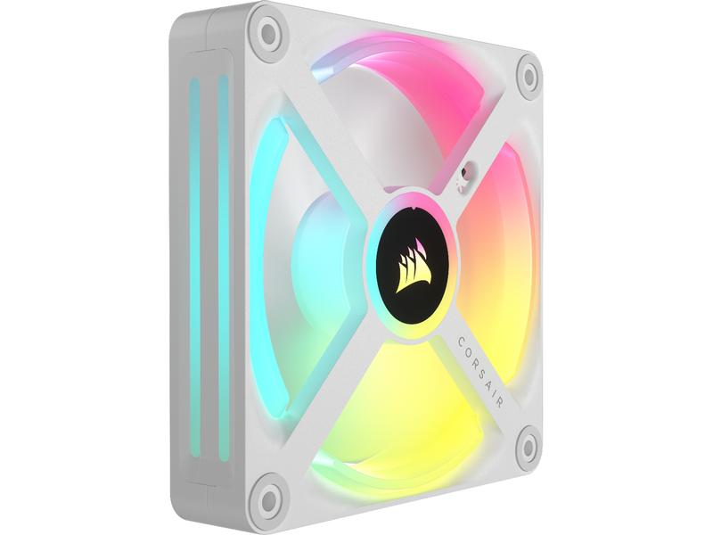 Corsair PC-Lüfter iCUE QX120 RGB Expansion Kit Weiss 120-mm-PWM-Lüfter-Erweiterungskit