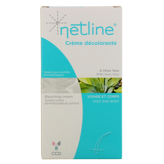 Crème décolorante visage et corps Netline