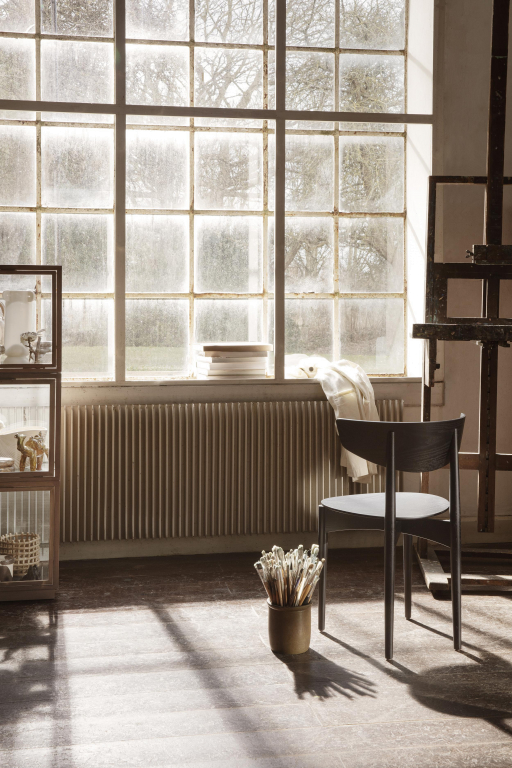 Ferm Living Miru glass montre decoratie natural oak