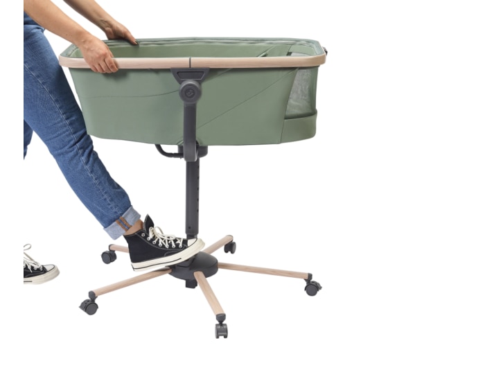 Alba All-in-One-Stubenwagen, Liegesessel und Hochstuhl 0 - 3 Y   0 - 15 kg    All-In-One-Lösung |    Bequeme Matratze |    Einfach umzustellen, einzustellen und zu bewegen |    100 % recycelte Materialien |