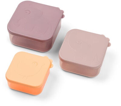 Done By Deer Deer Friends Snackbokser 3-pack, Powder