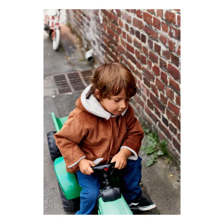 Frangin Frangine Sweat Capuche Velours Casimir | Camel