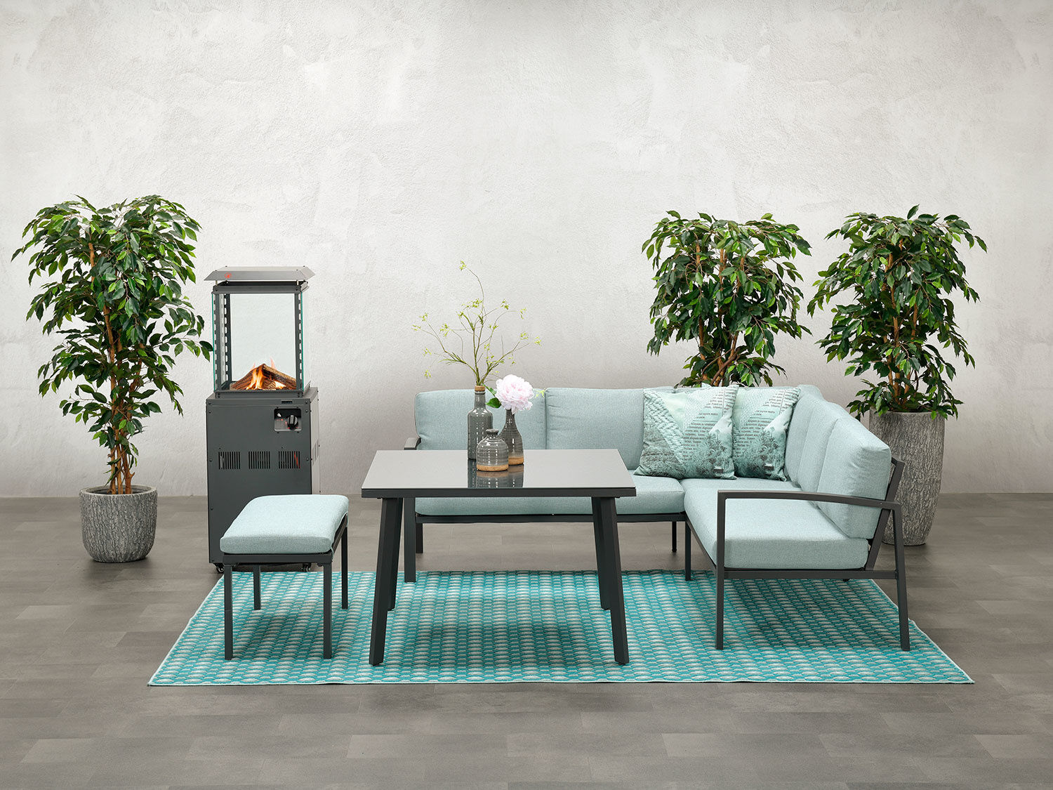 Lounge-Set Wellington 3-teilig