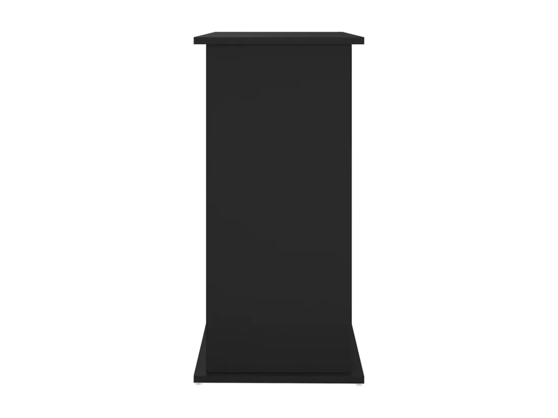 Support pour aquarium noir 81x36x73 cm bois d'ingénierie