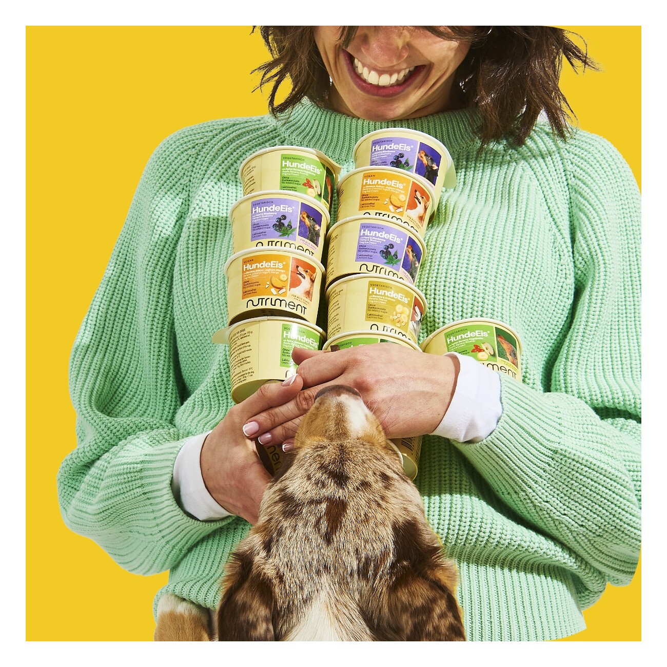 Nutriment Frischemenü Pferd & Lamm 10x400g Hundeeis 6x90ml