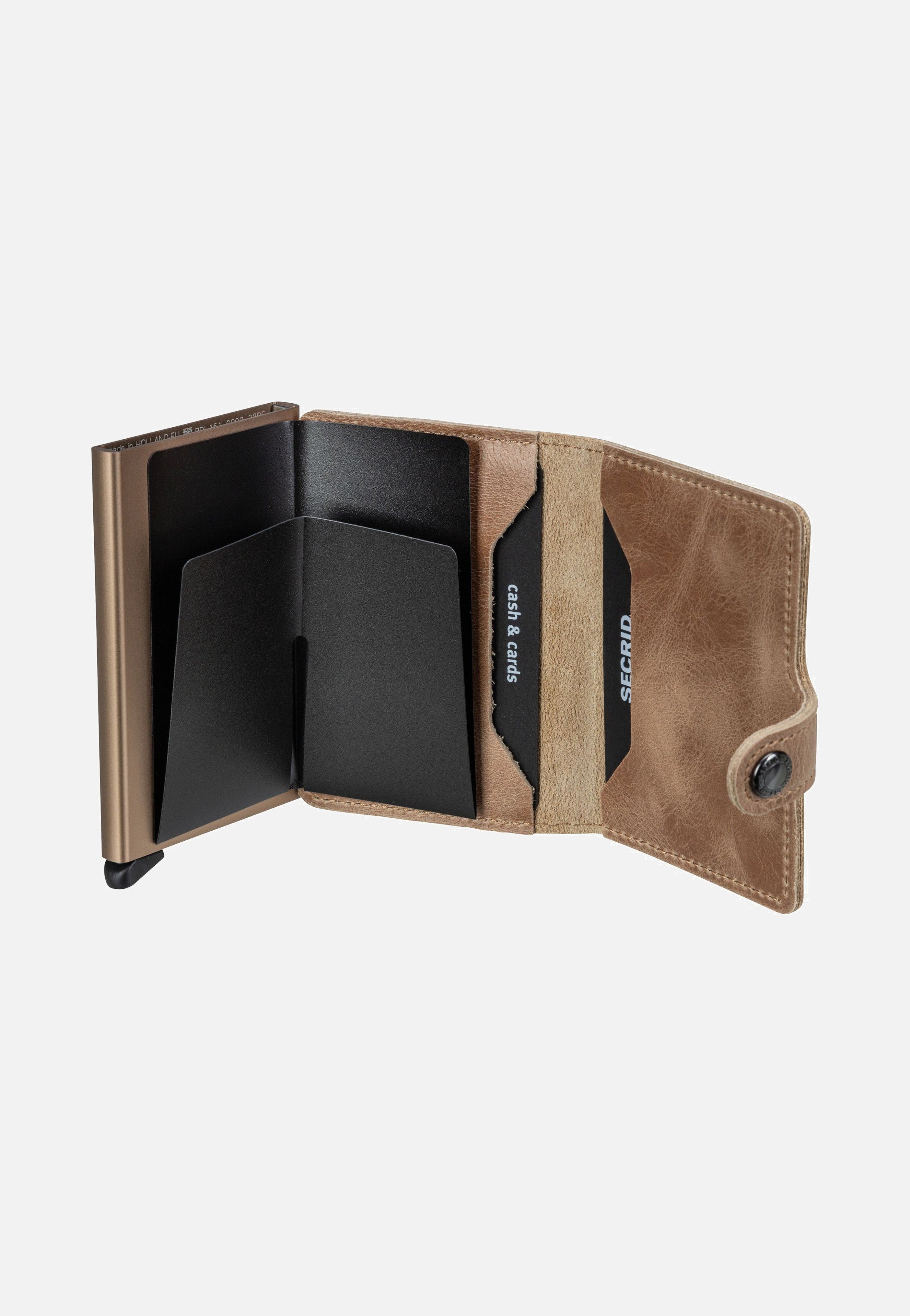 Miniwallet Vintage Taupe - Portemonnaie