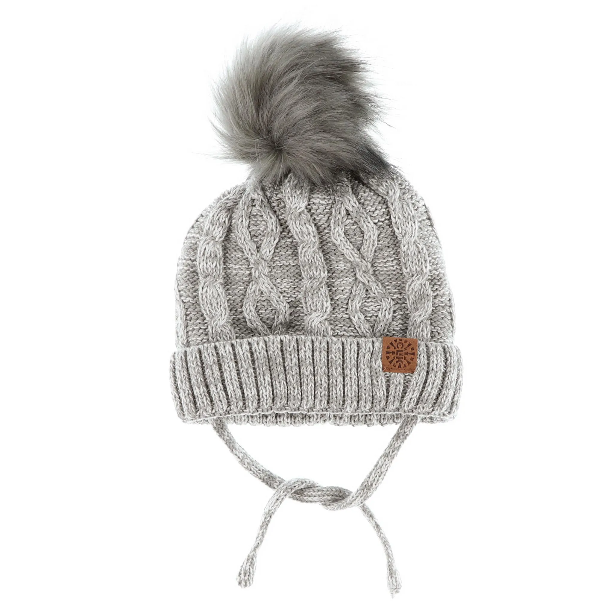 Calikids Tuque Pompon en Tricot 0-18mois