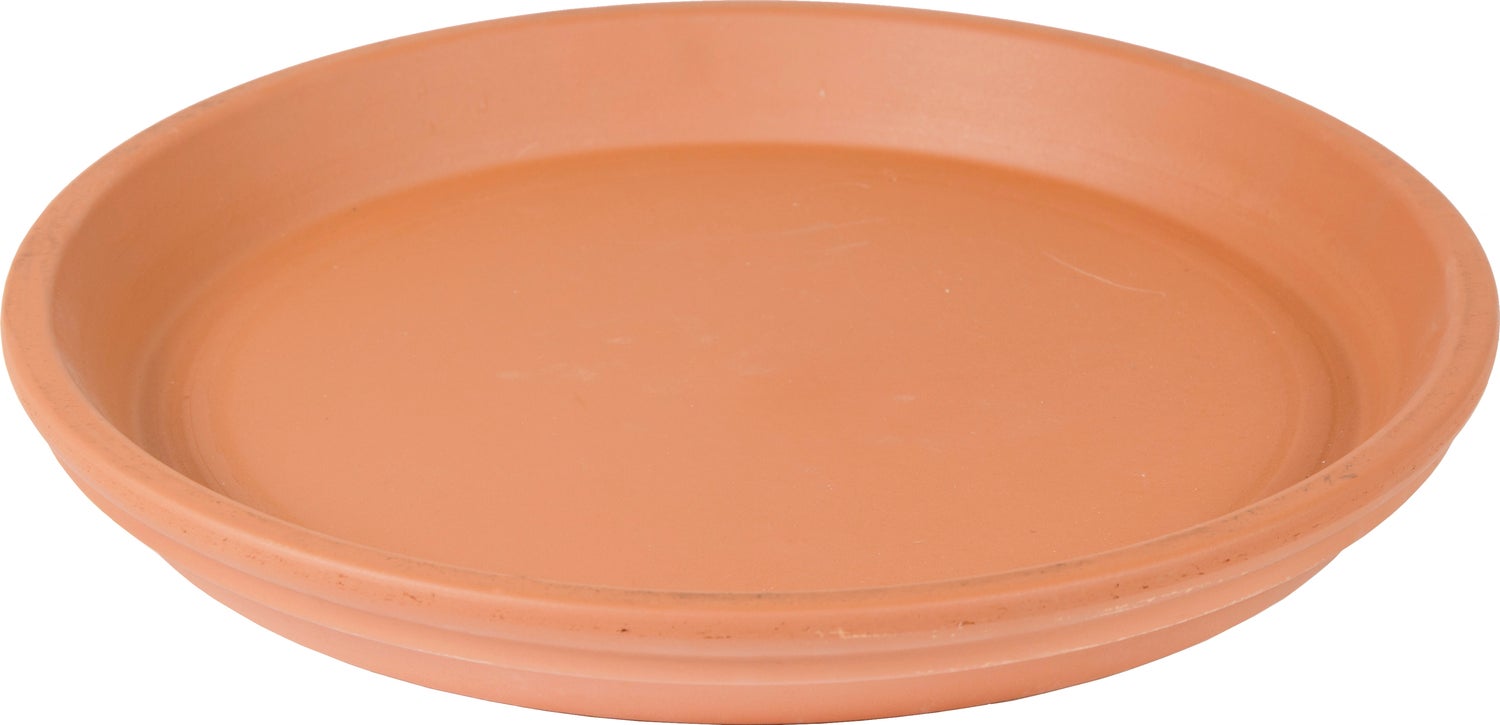 Mega Collections plantenschotel Sparta terracotta D 40 H 5,5 cm