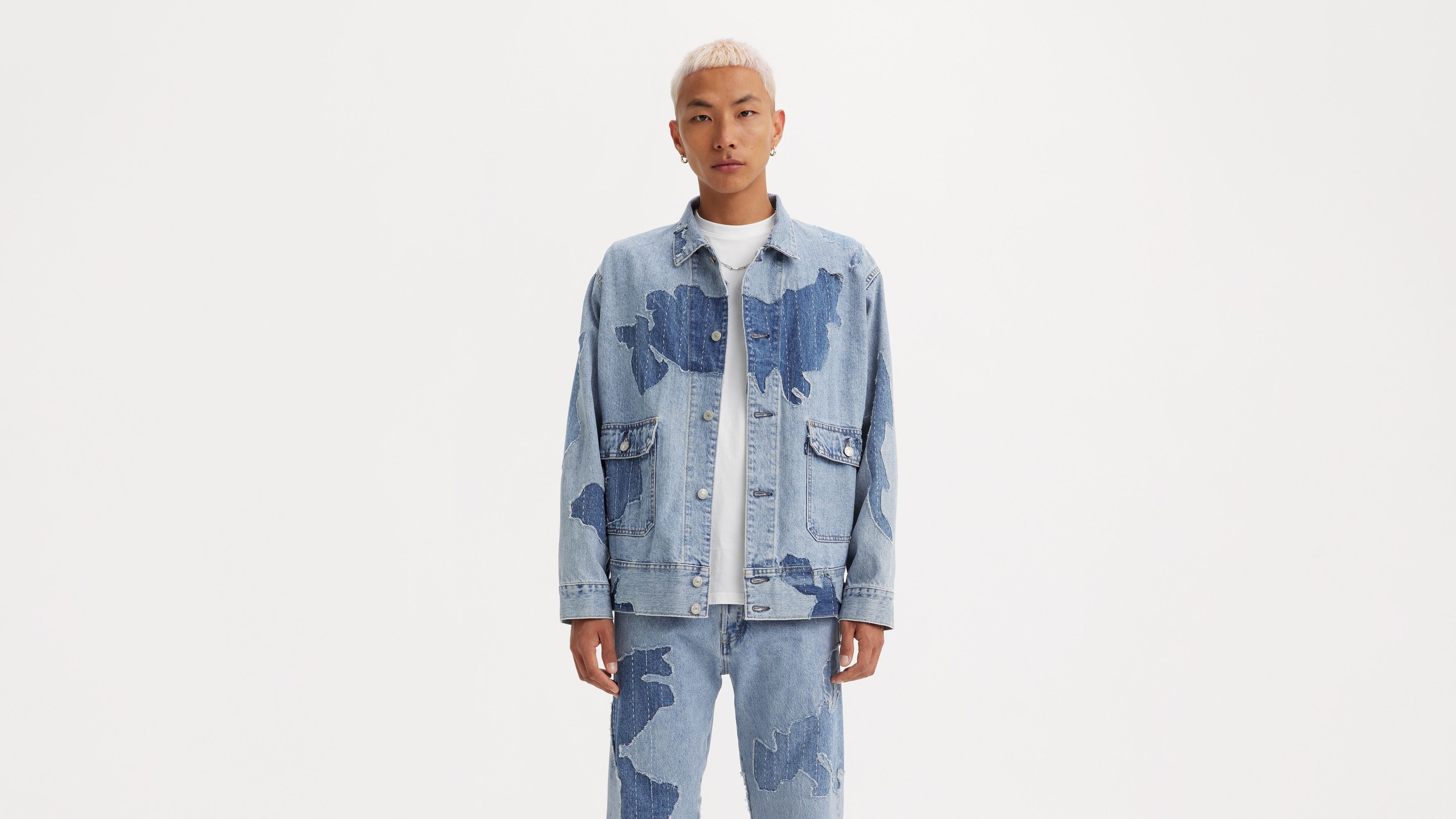 Levi's® Made In Japan Veste Trucker utilitaire - Mij Chizu - Bleu