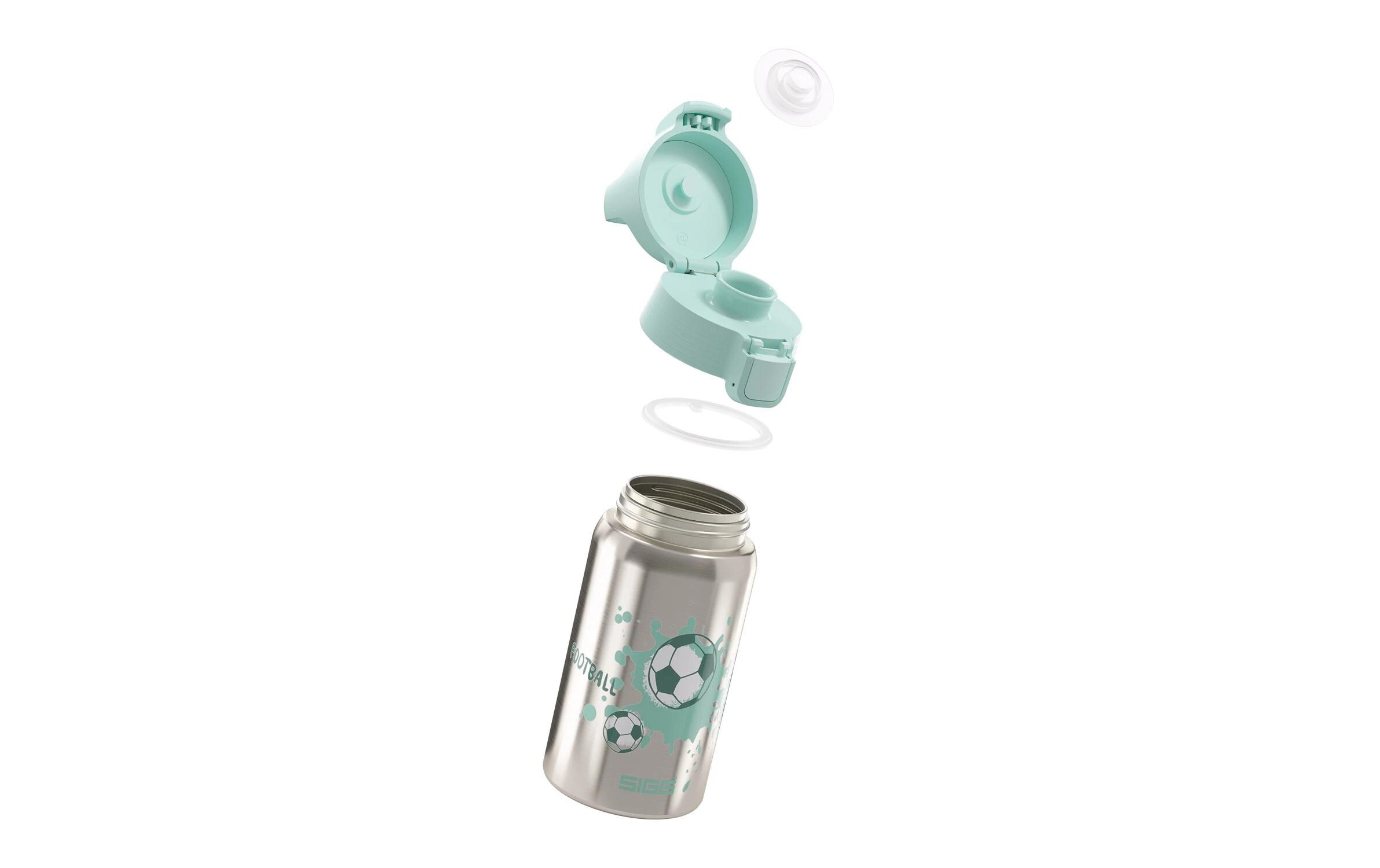 Trinkflasche Shield One Love Football 500 mlEinwandige Kinder-Trinkflasche aus Edelstahl