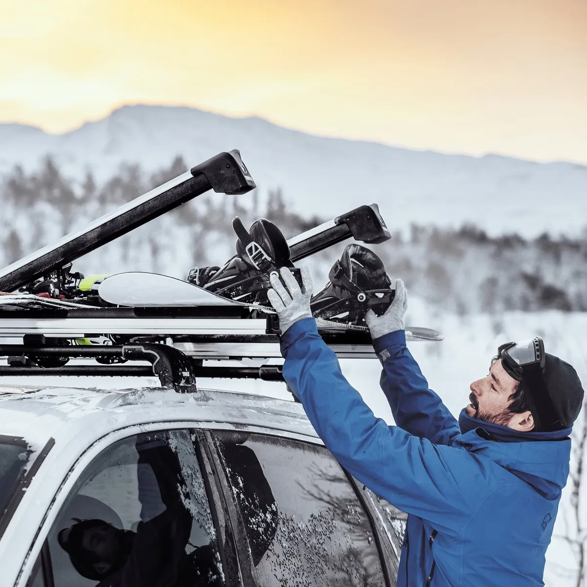 Thule SnowPack Extender Ski- og Snowboard-holder - Aluminium
