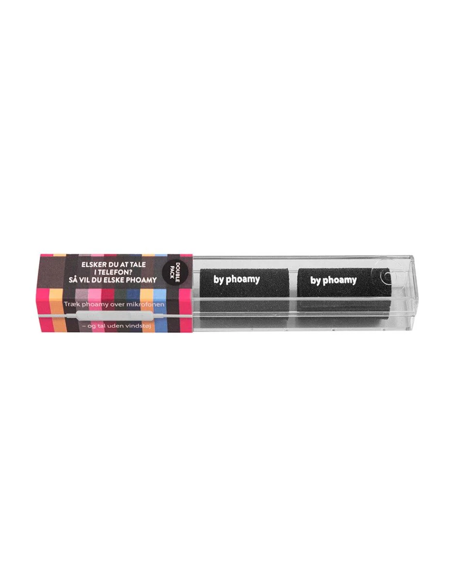 Phoamy  Double black støjreducer, sort - 2 stk.
