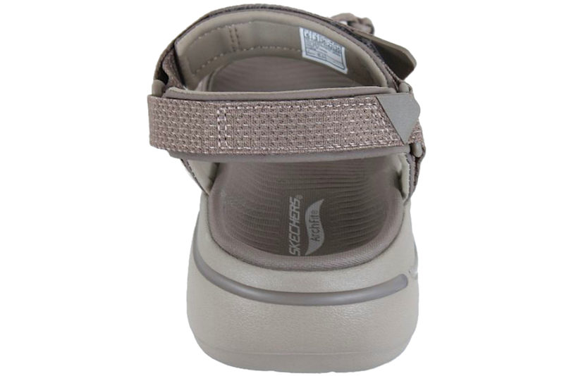 SKECHERS GO WALK ARCH FIT SANDAL I TAUPE TEKSTIL