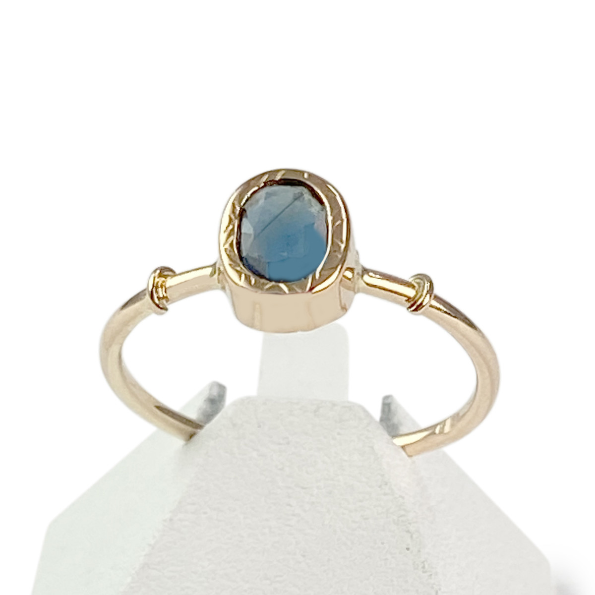 Bague d'occasion or 750 jaune saphir
