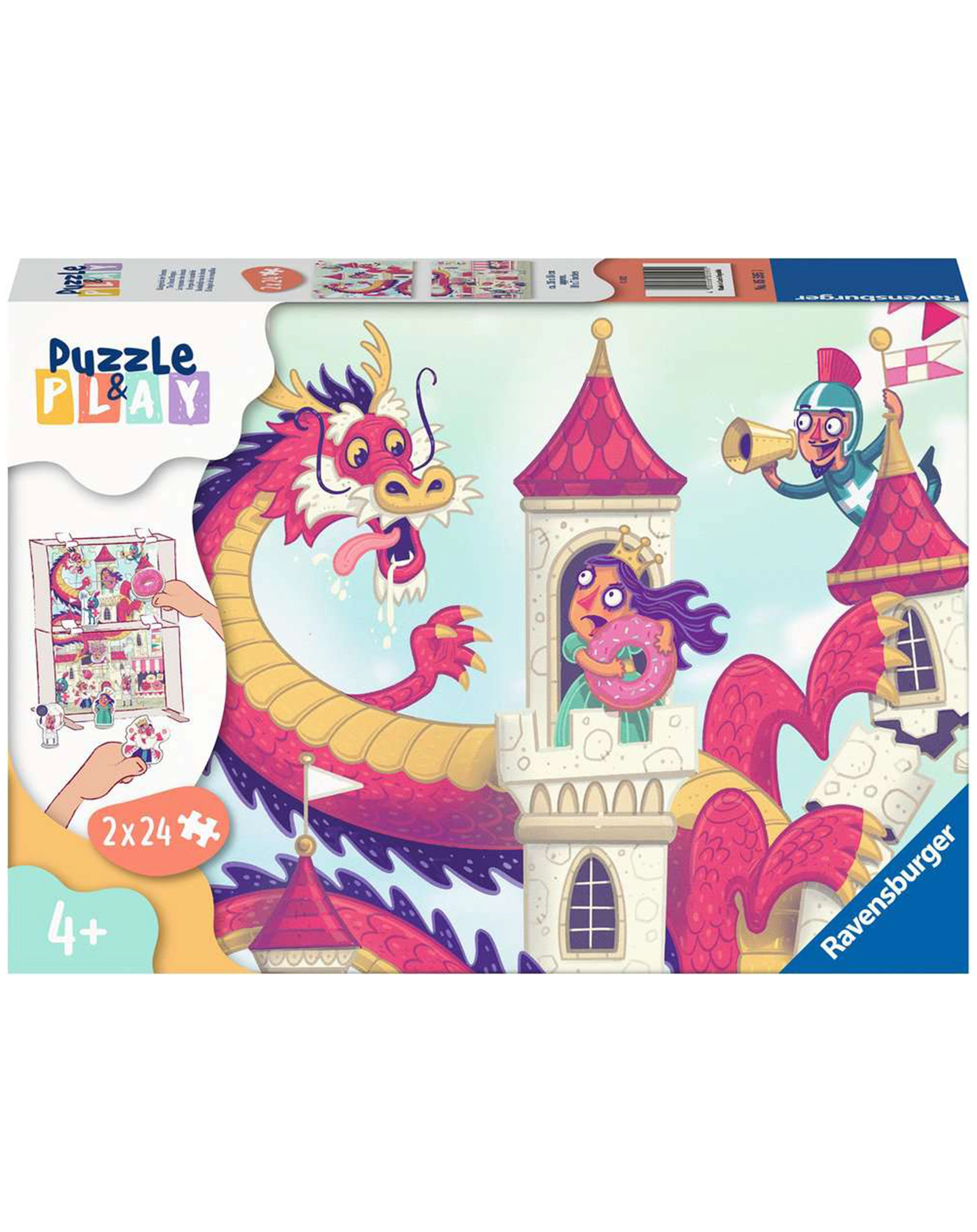 Puzzle PUZZLE&PLAY - RITTERBURG 1 2x24-teilig