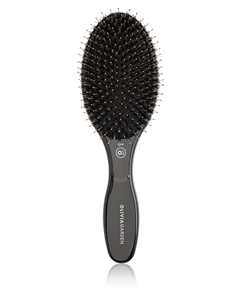 Olivia Garden Expert Care Oval Wildschwein- und Nylonborsten schwarz 1-Stück