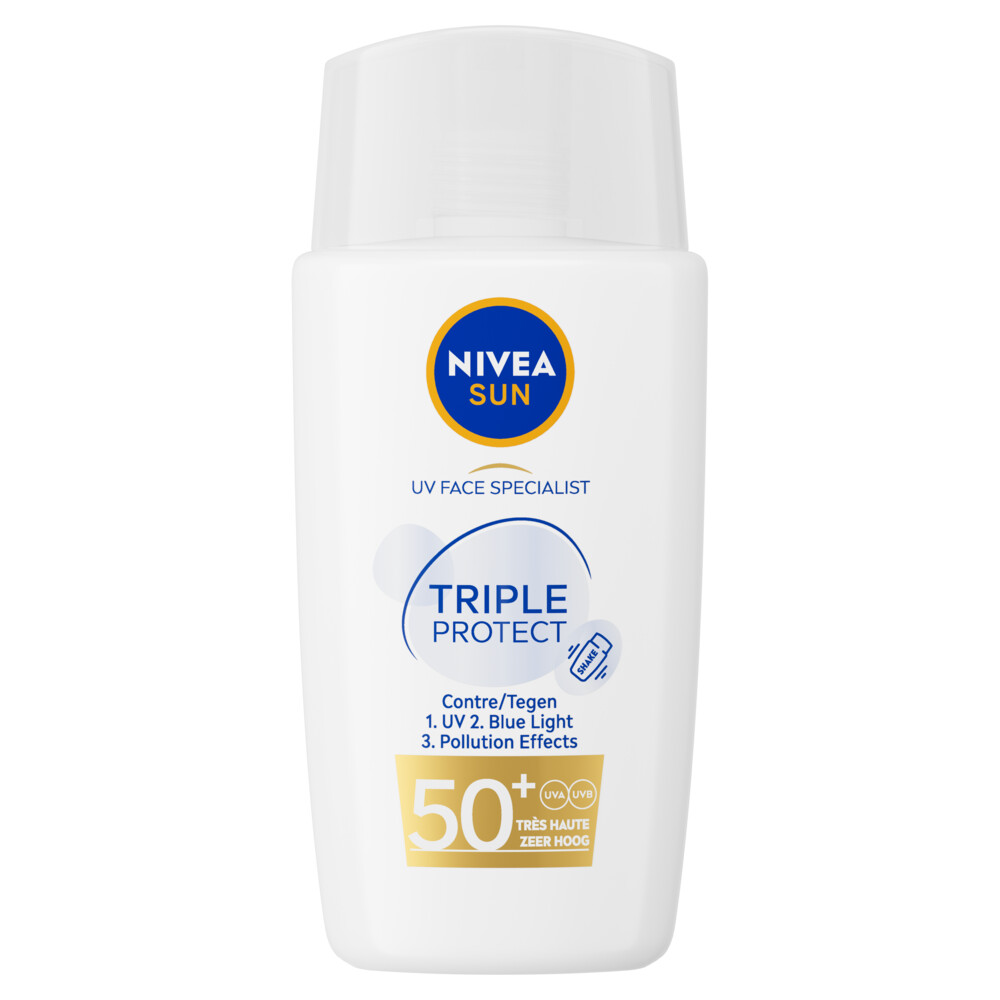 Nivea Sun Zonnebrandcréme Face Triple Protect SPF 50+40 ml