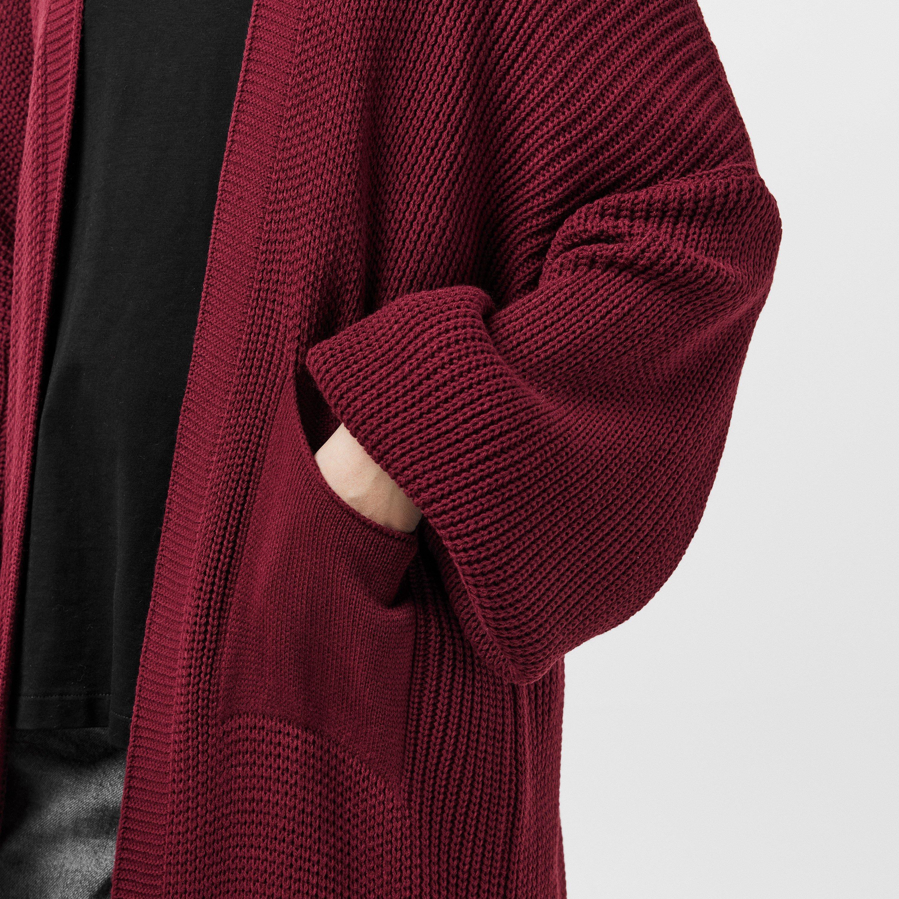 Missy Empire Balloon Sleeve Knitted Cardigan