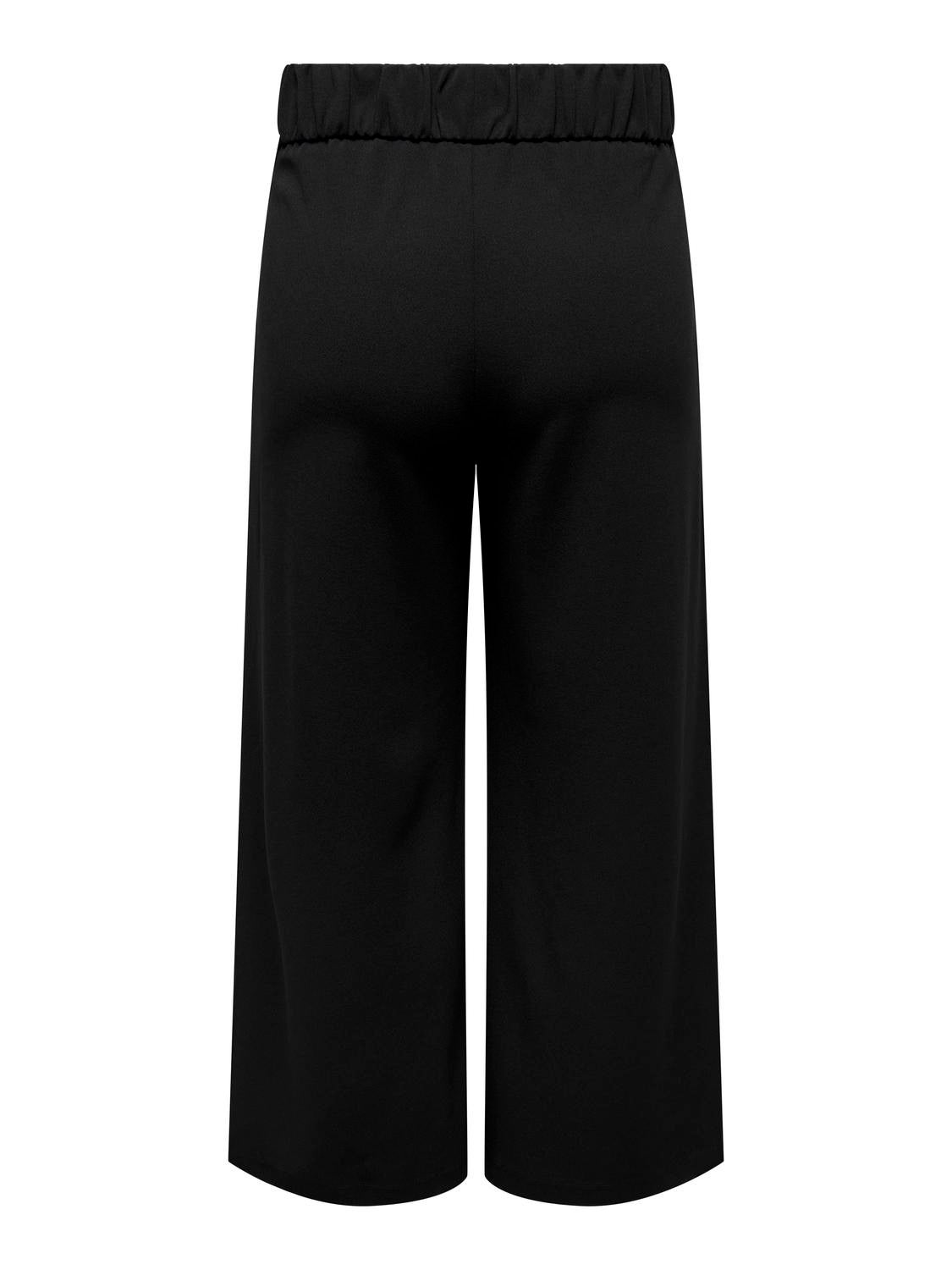 CARSTILLA Normal geschnitten Hose mit weitem Beinschnitt Black