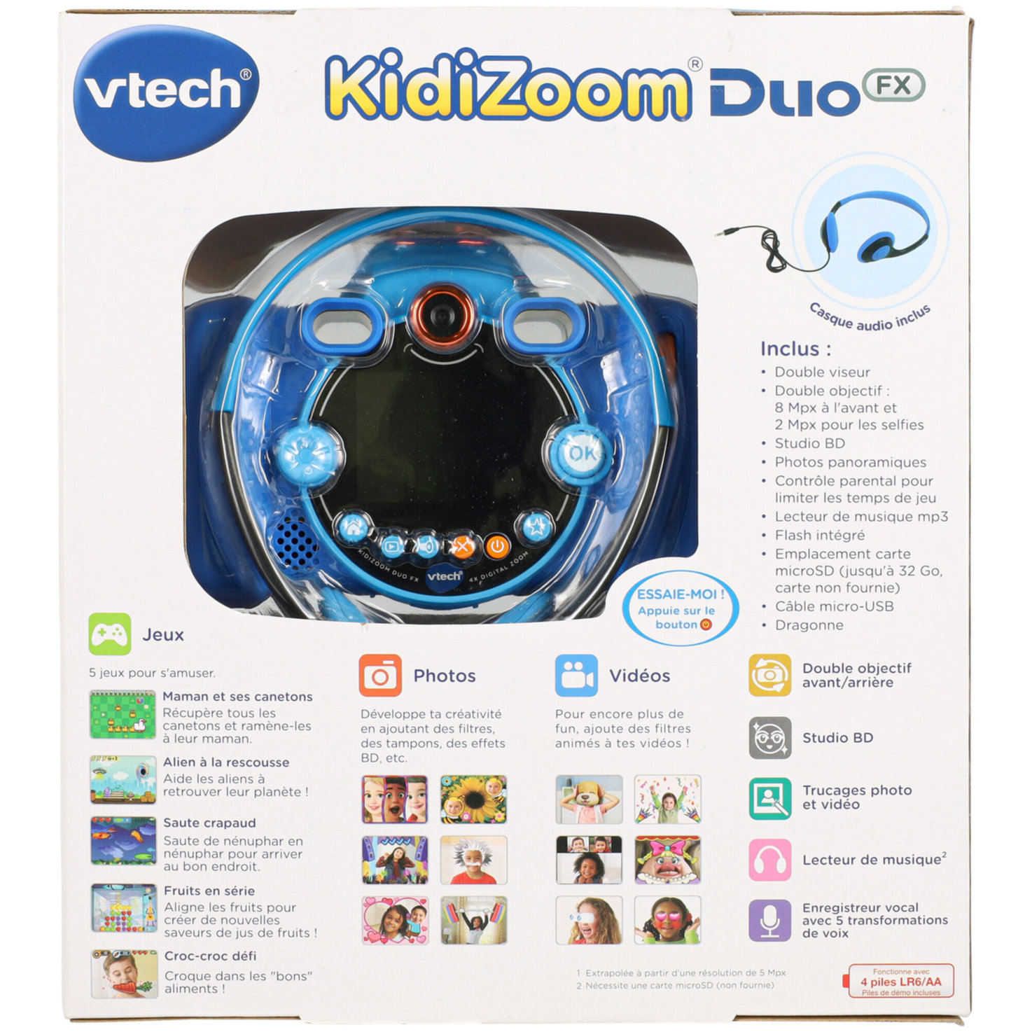 VTech Kidizoom Duo FX FR bleu