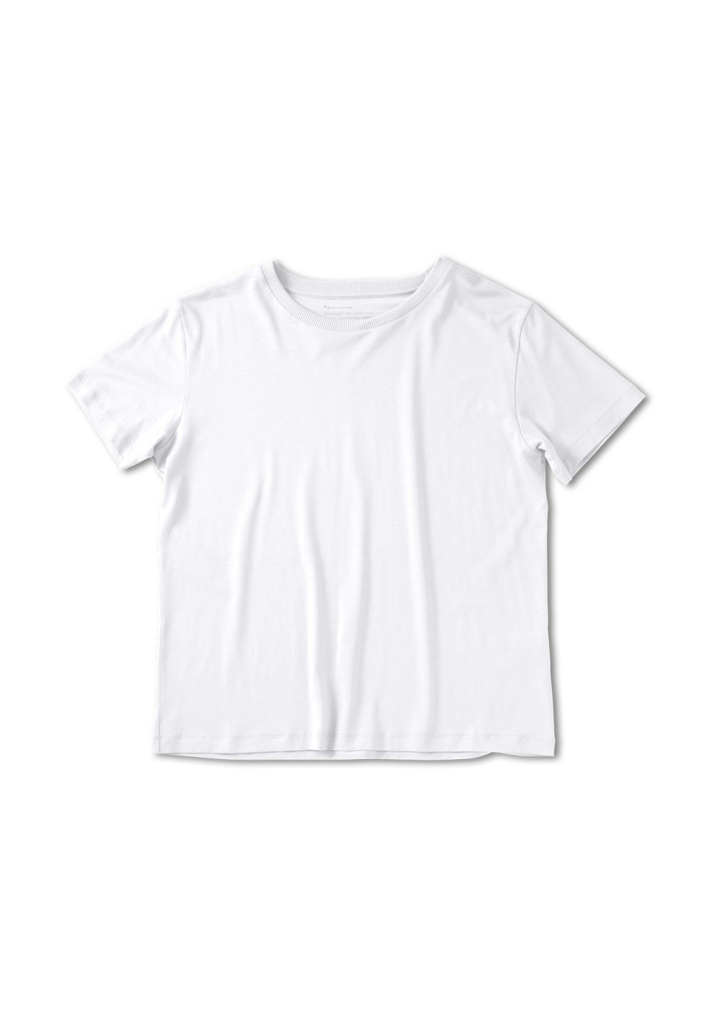 Pinqponq T-Shirt Tencel™ Tone Wooden White