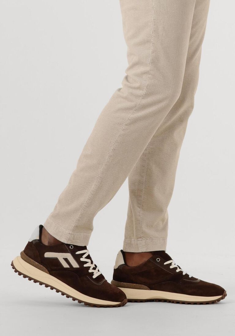 bruine floris van bommel lage sneakers sfm-10139 noppi