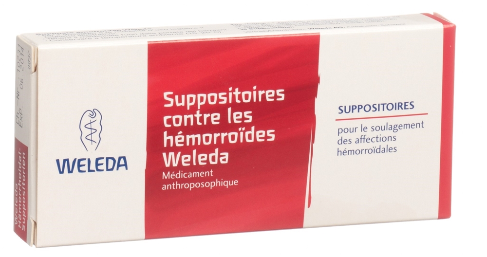 Weleda Hämorrhoidal-Suppositorien Supp Blist 10 Stk