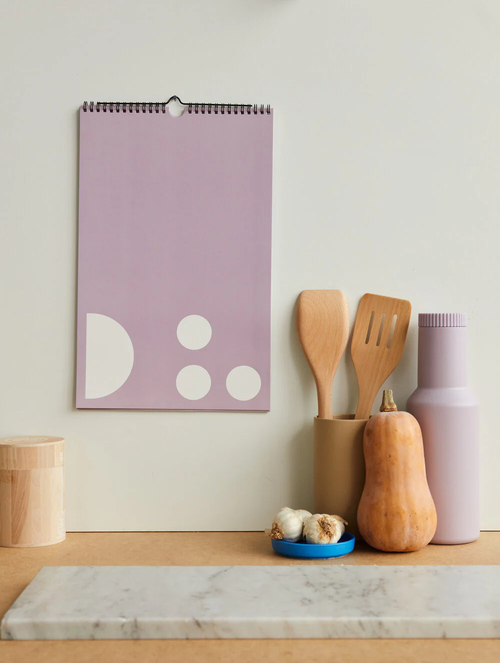 Design Letters  Monthly planner - lavender