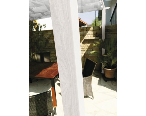 Aluminium pergola, paviljoen Florence 11x16 incl. verstelbare parasol 350 x 505 cm wit